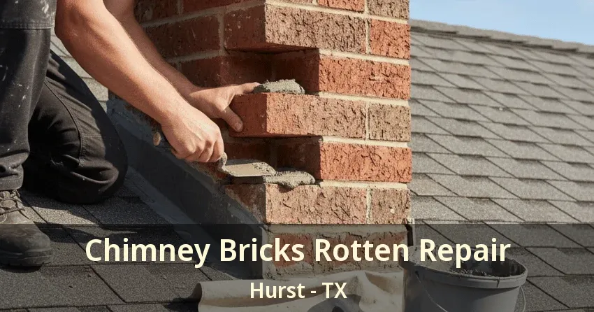 Chimney Bricks Rotten Repair Hurst - TX